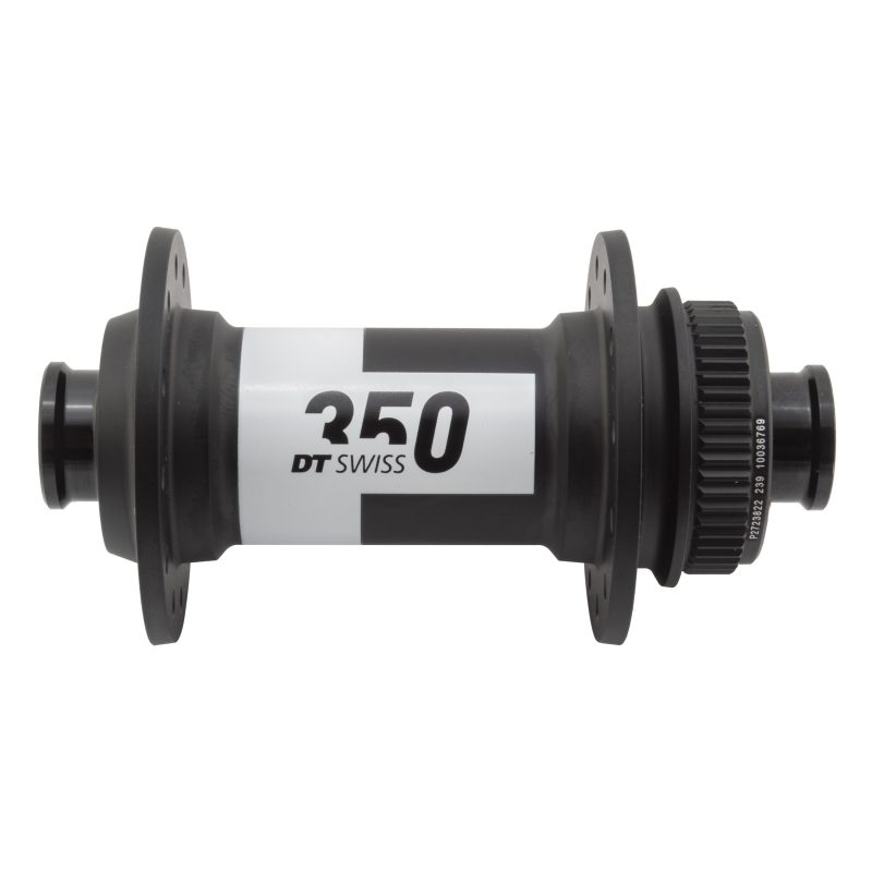 DT Swiss 350 Road Hub - Front Red 24x100x12TA CL Black (N)
