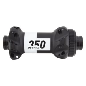 DT Swiss 350 Straight Pull Road Hub - Front Red 24x100x12TA CL Black (N)