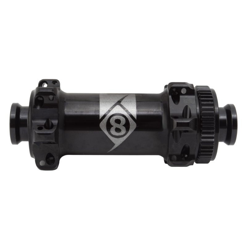 Origin8 RD-2220 Elite II Straight Pull Front Road Disc Hub - Front RD2220 12mmTA CL 24x100 SB Black