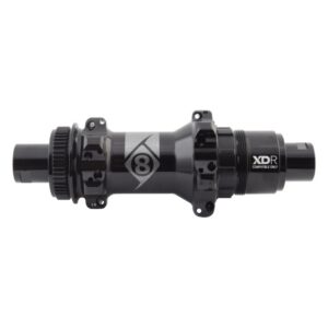 Origin8 RD-2220 Elite II Straight Pull Rear SRAM XDR Road Disc Hub - Rear RD2220 12mmTA CL 24x142 12s Cassette SB Black