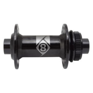 Origin8 RD-2220 Elite II J-Bend Front Road Disc Hub - Front RD2220 12mmTA CL 24x100 SB Black