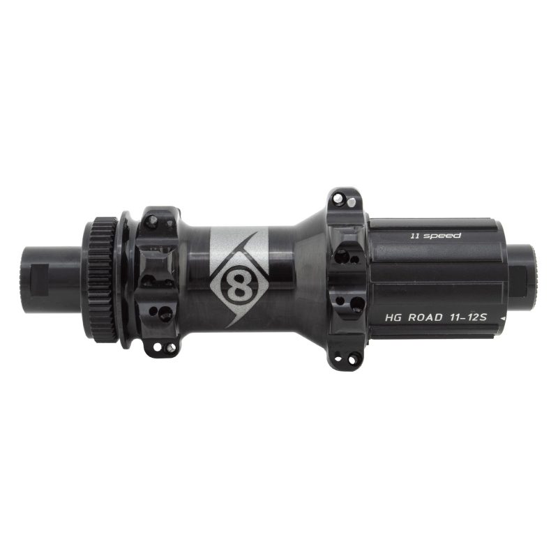 Origin8 CX/GX-2220 Elite II Straight Pull Rear Shimano HG Cross/Gravel Disc Hub - Rear CX/GX2220 12mmTA CL 28x142 11s Cassette Shi SB Black