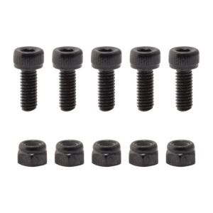 Alienation Foot Fetish Replacement Pins Pedals - M4-10 Rep Black BGof10