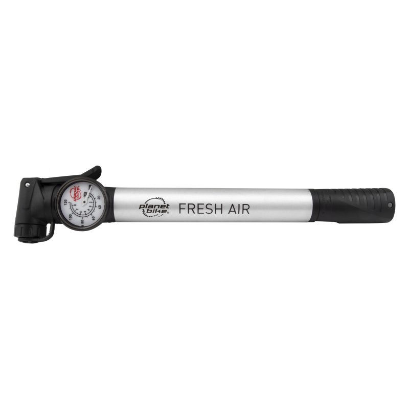 Planet Bike Fresh Air Mini w/Gauge - w/GAUGE Silver/Black