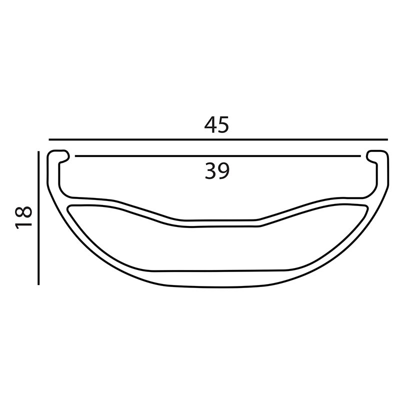 Velocity Dually Rim - 27.5 584x39 32 BK/DISC