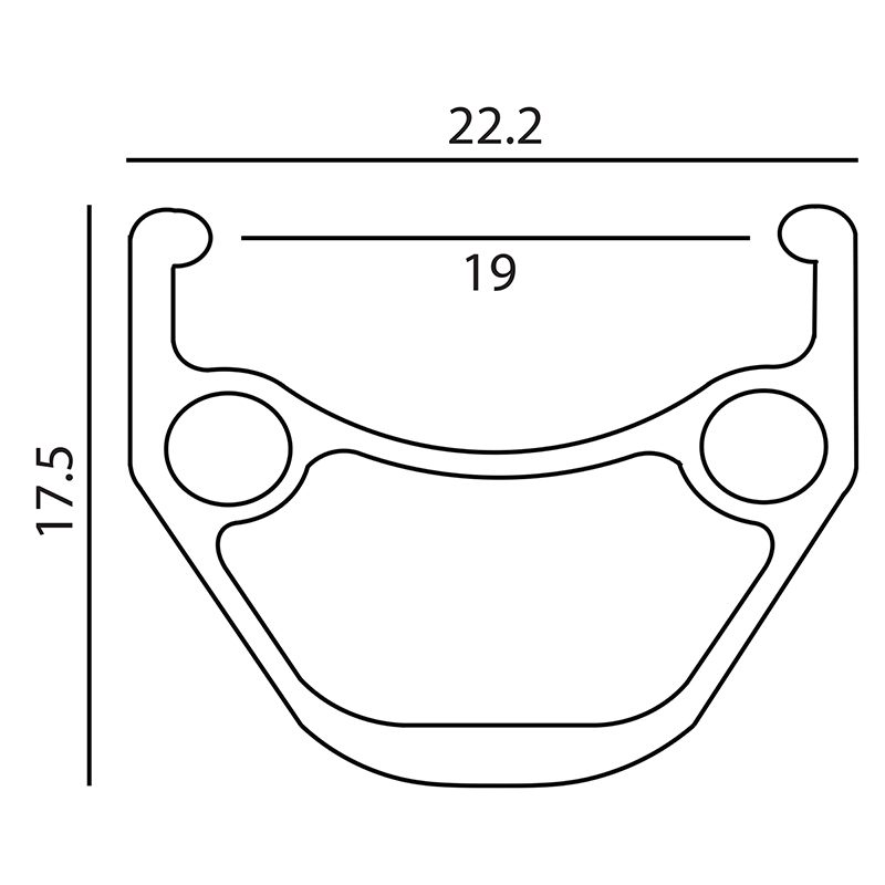 Mavic XM119 Disc Rim - 27.5 584x19 32 BK/DISC (G)