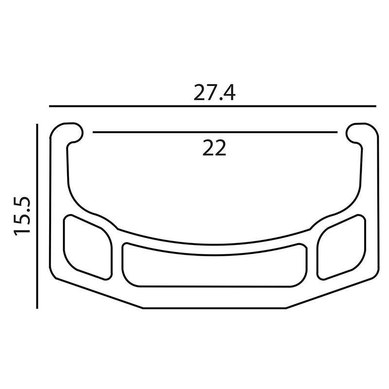 Sun Ringle Rhyno Lite Rim - 26 559x22 36 BK/MSW Eye SV