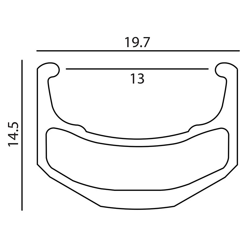 Sun Ringle M-13 II Rim - 20 451x13 M13 36 BK/NMSW Eye PV