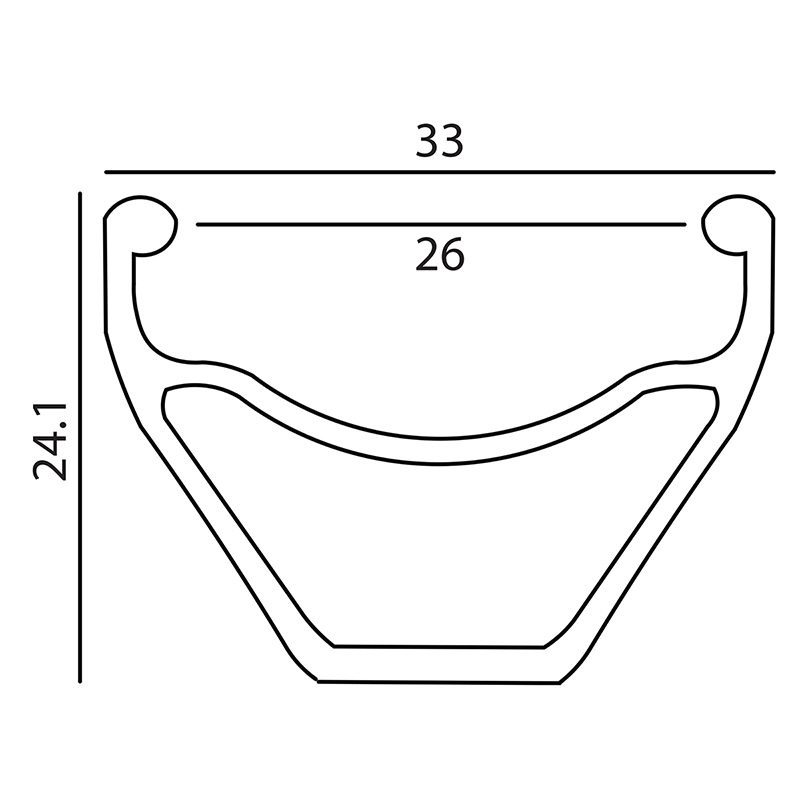 Sun Ringle MTX-33 Rim - 26 559x26 MTX33 36 BK/DISC Eye SV