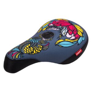 Odyssey IG Hot-Seat Fat Cap Saddle - MX Pivotal Hot-Seat V3 Snake Trap Multi-Color