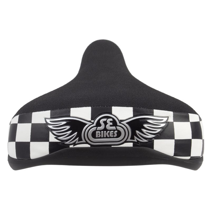 SE Bikes SE Seat Saddle - Flyer Checkerboard Black/White