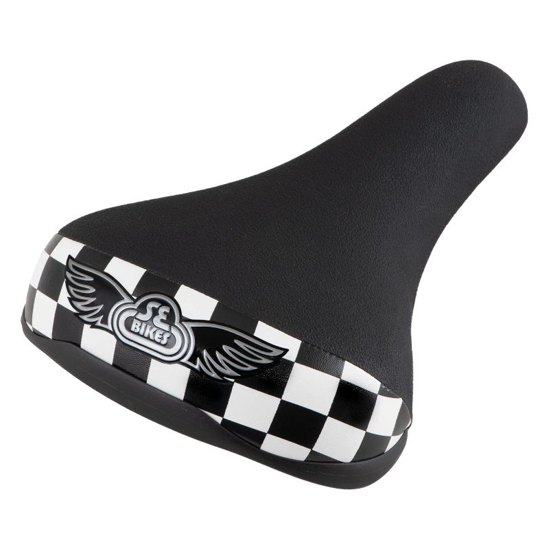SE Bikes SE Seat Saddle - Flyer Checkerboard Black/White