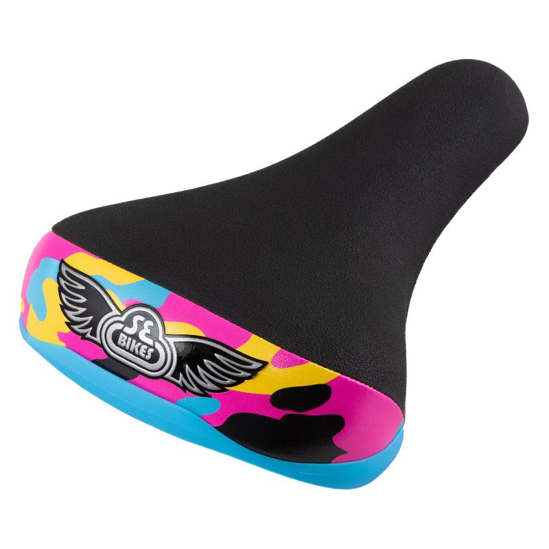 SE Bikes SE Seat Saddle - Flyer Camo Rainbow