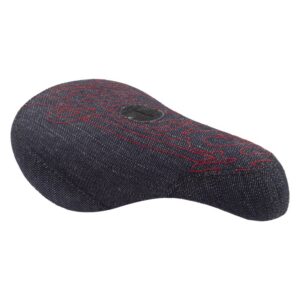 Odyssey Big-Stitch Fat Saddle - MX Pivotal DENIM-w/RED