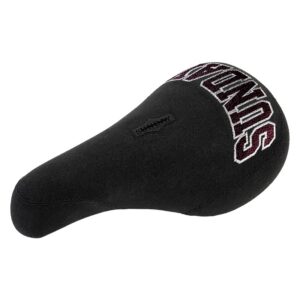 Sunday Blockhead Fat Cap Saddle - MX Pivotal Jake Seeley BK-w/BERRY/SL Stitch