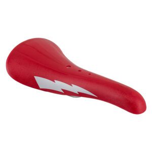 SE Bikes Blitz Seat Saddle - Lightning Red/White