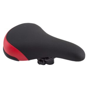 Black Ops Sole-Rider Saddle - Sole-Rider Black/Red w/CLAMP