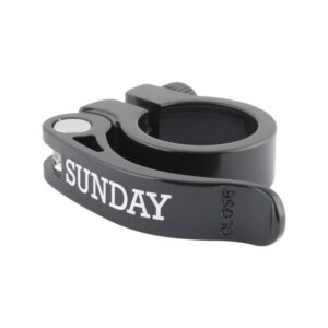Sunday Quick Release Clamp Seatpost - QR 28.6 f/25.4-POST Black Black