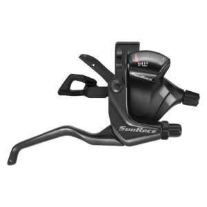 Sunrace M406 V Brake/Trigger Shifter - HB STM406 TRIGGER/BRAKE 3x8s Pair V Black