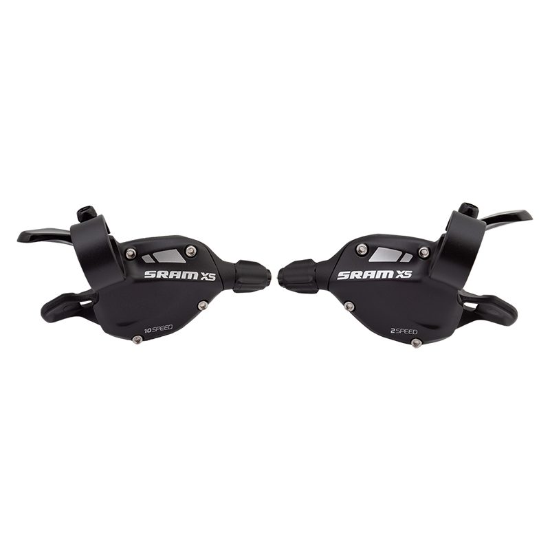 SRAM X5 Shifter - Trigger 2x10 Black Pair