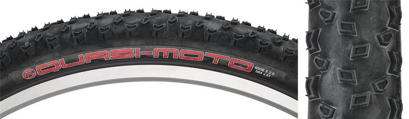 Panaracer Quasi-Moto Tire - Pacenti Quasi-Moto 27.5x2.0 Folding Black/Black