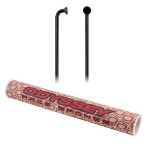 Odyssey Double Butted Spokes - SS Double 186 Black BXof40