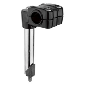 Black Ops 4 Bolt Alloy BMX Stem - 4-BOLT 5-1/2 Cromo 21.1mm Black