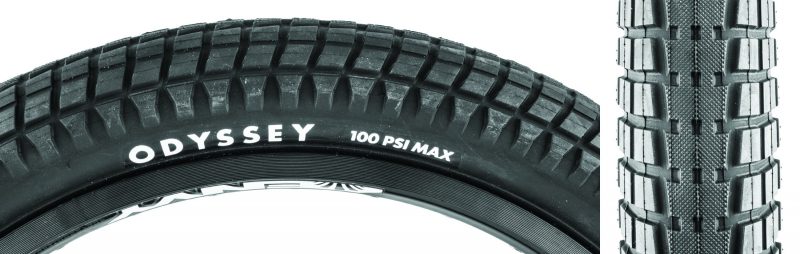 Odyssey Mike Aitken Tire - A 20x2.45 Black/Black Wire