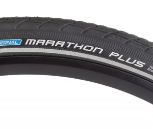 Schwalbe Marathon Plus Performance Twin SmartGuard Tire - 27.5x1.5 Perf Sm-Guard BK/BK/REF Endurance E50 Wire
