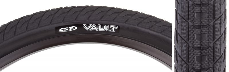 CST Premium Vault Tire - 20x2.4 Black/Black Wire DC