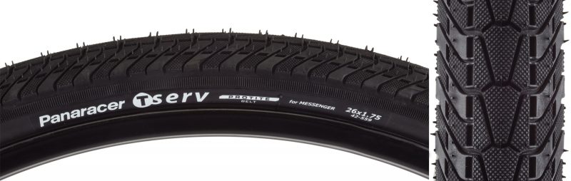 Panaracer T-Serv Tire - Tserv Protite 26x1.75 Folding Black/Black