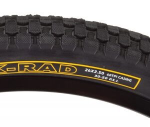 Kenda K-Rad Sport Tire - K-Rad 26x2.5 Black/Black SRC/60 Wire 50psi