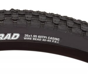 Kenda K-Rad Sport Tire - K-Rad 26x1.95 Black/Black SRC/60 Wire 65psi