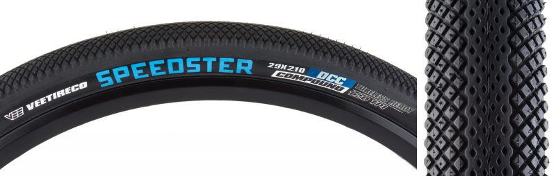 Vee Tire Co. Speedster E-Bike Tire - 29x2.1 Black/Black FOLD/120/TLR/DCC/B-PROOF E25