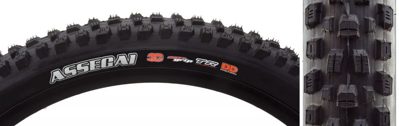 Maxxis Assegai 3CG/DD/TR/WT Tire - 29x2.5 Black FOLD/120x2 3CG/DD/TR