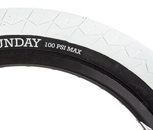 Sunday Current V2 Tire - 20x2.4 White/Black Wire