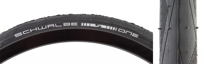 Schwalbe One Raceguard Tire - 20x1-1/8 451 R-Guard BK/BSK Addix Wire