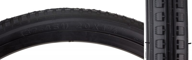 Sunlite Street Tire - 20x1-3/8 Black/Black K143 Wire