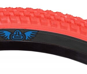 SE Bikes Cub Tire - 20x2.0 Red/Black WIRE/27/MPC