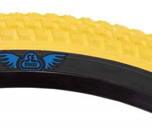 SE Bikes Cub Tire - 26x2.0 Yellow/Black WIRE/27/MPC
