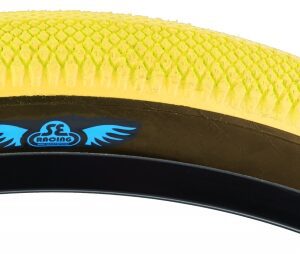 SE Bikes Speedster Tire - 27.5x3.0 Yellow/Black WIRE/72/MPC