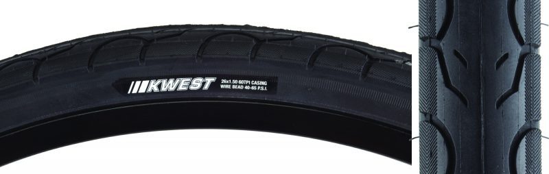 Kenda Kwest Tire - 26x1.5 Black/Black SRC/60 Wire 65psi