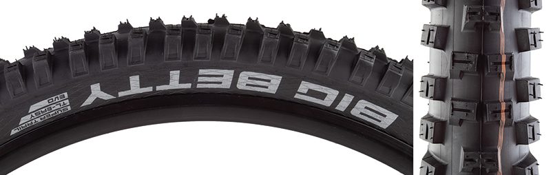 Schwalbe Big Betty Tire - Evo 29x2.6 S-Trail BK/BSK Addix Soft TLR Folding