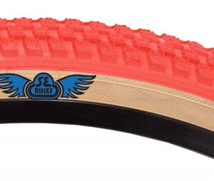 SE Bikes Cub Tire - 20x2.0 Red/Tan WIRE/27/MPC