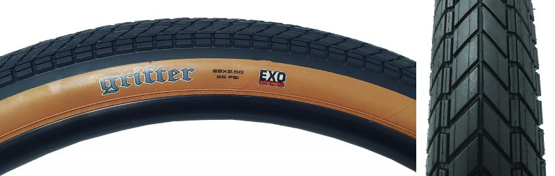 Maxxis Grifter Tire - 29x2.5 Black/Tan WIRE/60 SC/EXO