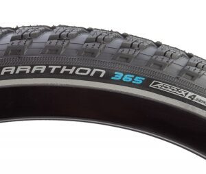 Schwalbe Marathon 365 GreenGuard Tire - 26x2.0 Perf Gn-Guard BK/BK/REF Four Season E50 Dynamo Wire