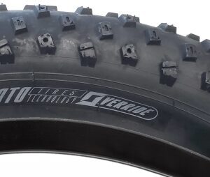 Vee Tire Co. Snowball Tire - 20x4.0 Black/Black WIRE/26 PERF/OVER Ride E50 MAX36PSI