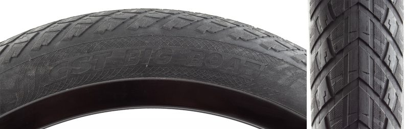 CST Premium Big Boat Tire - 20x4.0 Black/Black Wire