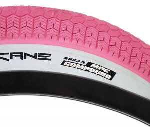 SE Bikes Chicane Tire - 26x3.5 Pink/White WIRE/72/MPC