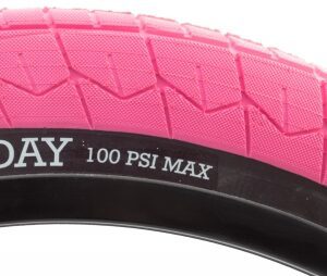 Sunday Current Tire - V2 20x2.4 Pink/Black Wire